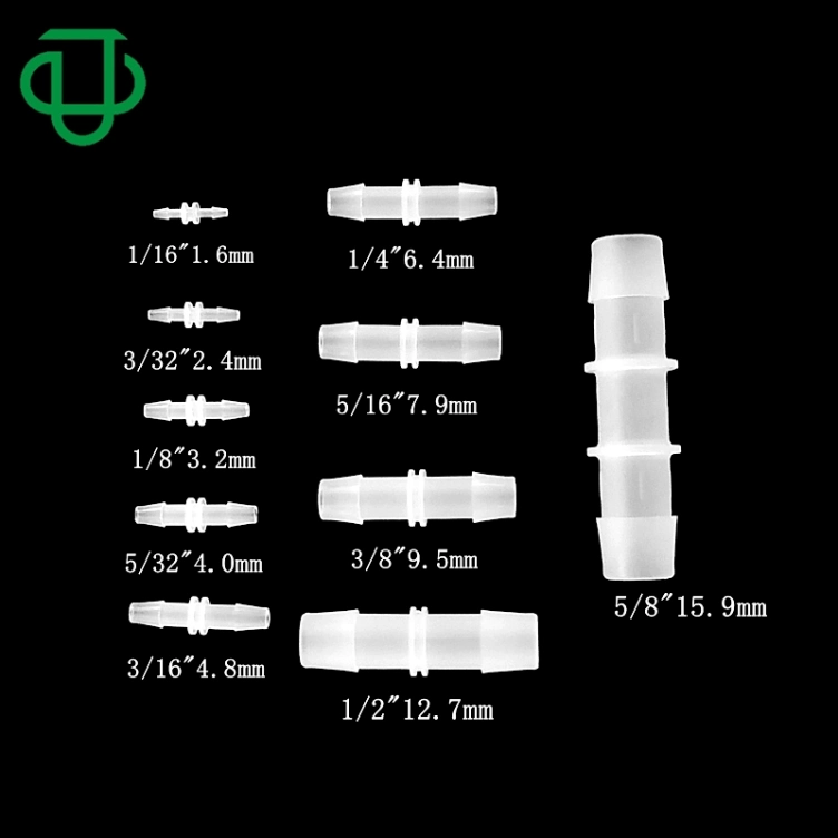 3/16&quot; 4.8mm T Fitting Equal 3 Ways Barbed Tubing Connections Plastic Hose Barb Fittings