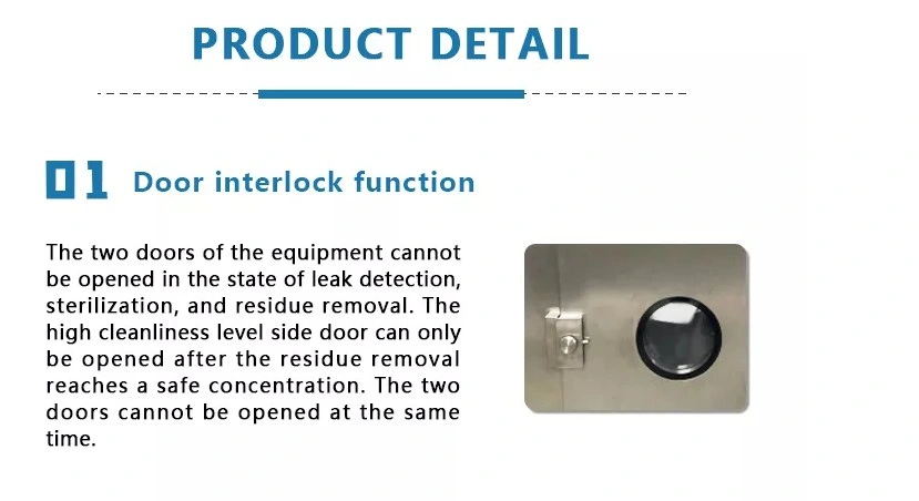 Hj Clean Tech Sterilization Vhpb Sterilizer Passing Box