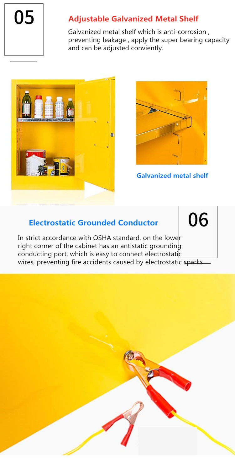 Chemical Flammable Safety Cabinet-Manual Closing Door